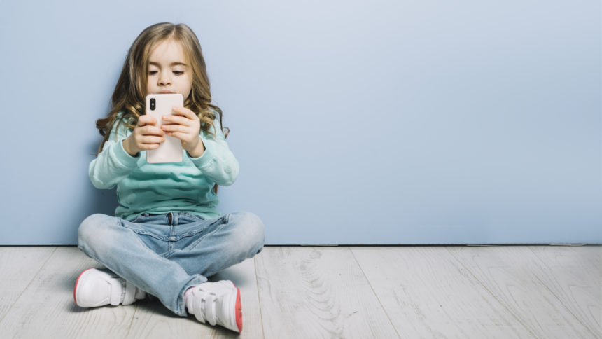 Uso dello smartphone per i bambini